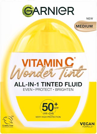 Tonirani fluid Wonder Tint, SPF 50+ – medium GARNIER