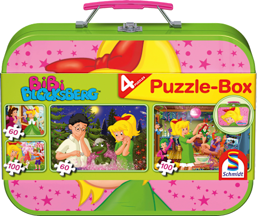 Puzzle-Box Bibi Blocksberg (4 Puzzles) Schmidt Spiele