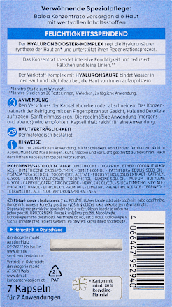 Koncentrat za hidrataciju s hijaluronom Balea