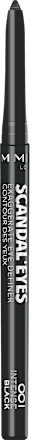 Vodoodporno črtalo za oči Scandal'Eyes Exaggerate Eye Definer, 001 Intense Black RIMMEL LONDON