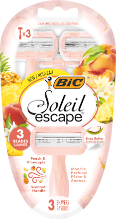Aparat de ras Soleil Escape 3 Peach&Pineapple BIC