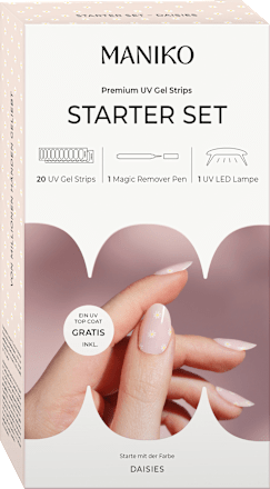 Starterset UV Gel Nagelfolien Daisies Maniko