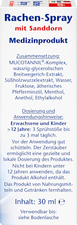 Rachenspray mit Sanddorn Doppelherz