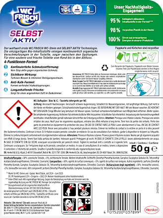 WC-Stein Türkis Selbst Aktiv Meeresfrische WC-Frisch