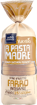 Pane bauletto BIO di farro integrale YukyBio