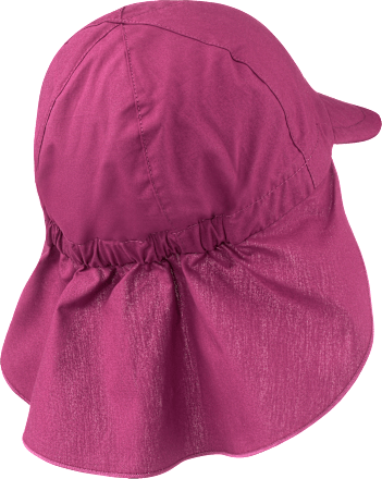 Schirmmütze mit Nackenschutz, lila, Gr. 50/51 ALANA