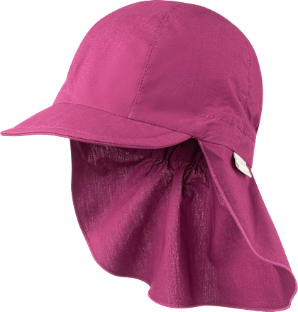 Schirmmütze mit Nackenschutz, lila, Gr. 52/53 ALANA
