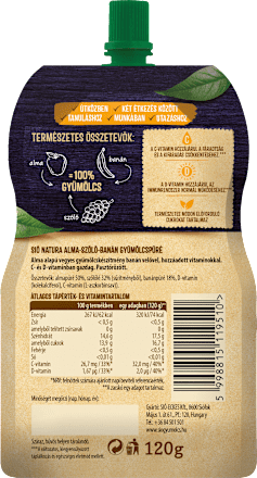 Banános gyümölcspüré  Sió