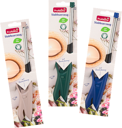 Запалка със защита от запалване, различни цветове/мотиви Profissimo