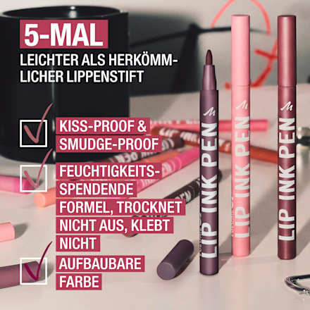 Lippenstift Volume Up Ink Pen 180 Plum Punch MANHATTAN Cosmetics