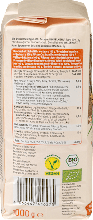 Dinkelmehl Type 630 dmBio