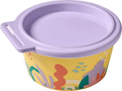 Aufbewahrungsdose NORA mit Deckel aus Kunststoff, gelb (250 ml) Koziol