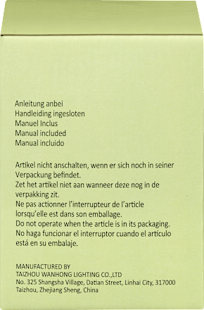 Lampenschirm, Flaschenaufsatz aus Kunststoff, orange (10,5x10,5x14 cm) Dekorieren & Einrichten