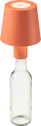 Lampenschirm, Flaschenaufsatz aus Kunststoff, orange (10,5x10,5x14 cm) Dekorieren & Einrichten