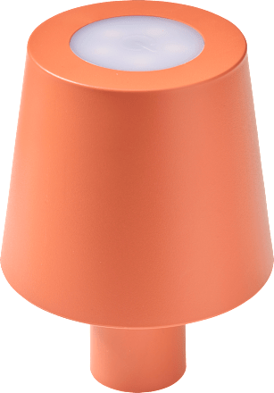 Lampenschirm, Flaschenaufsatz aus Kunststoff, orange (10,5x10,5x14 cm) Dekorieren & Einrichten