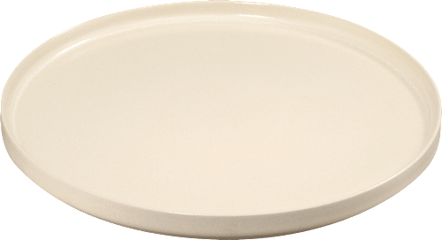 Dessertteller aus Steinzeug, beige (20x2 cm) dm home