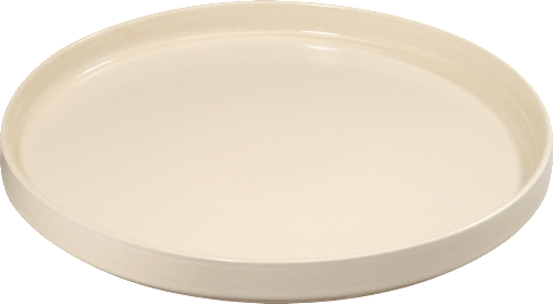 Speiseteller aus Steinzeug, beige (26x3 cm) dm home