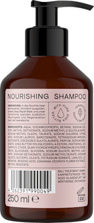 Shampoo Nourishing BALI CURLS