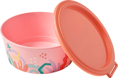 Aufbewahrungsdose NORA mit Deckel aus Kunststoff, rosa (1300 ml) Koziol