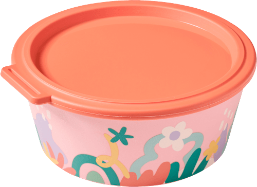 Aufbewahrungsdose NORA mit Deckel aus Kunststoff, rosa (1300 ml) Koziol