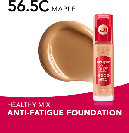 Tekući puder Healthy Mix Anti-Fatigue – 56.5C Maple BOURJOIS PARIS