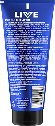 Live Purple Shampoo Schwarzkopf LIVE