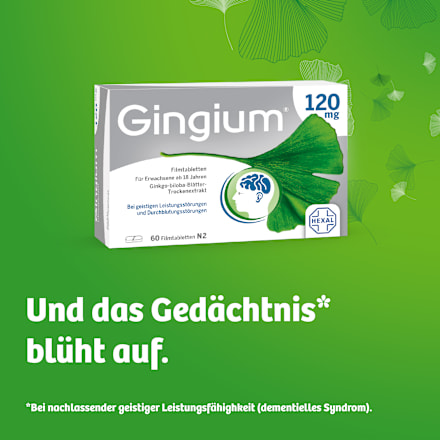 Gingium 120 mg Filmtabletten Gingium