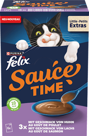 Katzensnack Sensations Sauce Time Huhn & Lachs Felix