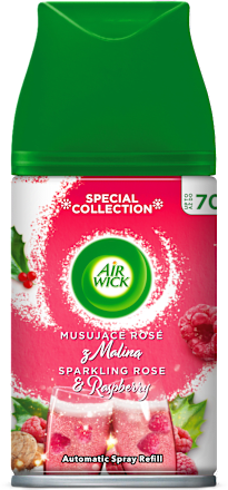 Wkład do automatycznego odświeżacza powietrza Musujące Rosé z Maliną AirWick