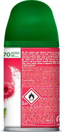 Wkład do automatycznego odświeżacza powietrza Musujące Rosé z Maliną AIR WICK