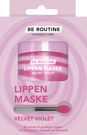Lippenpflege Lippenmaske Velvet Violet BE ROUTINE