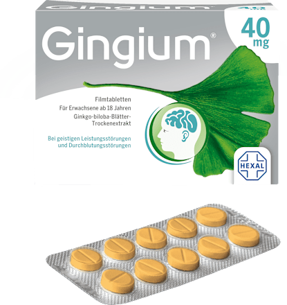 Gingium 40 mg Filmtabletten Gingium