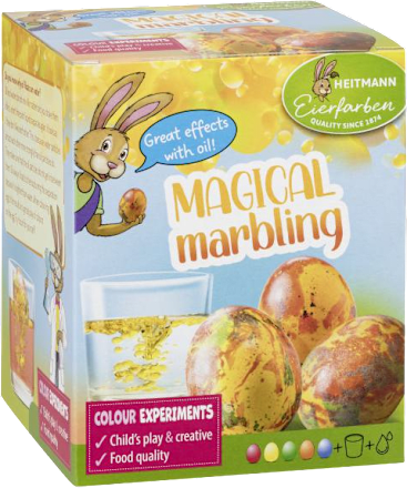 barvy na vejce Magical marbling HEITMANN Eierfarben