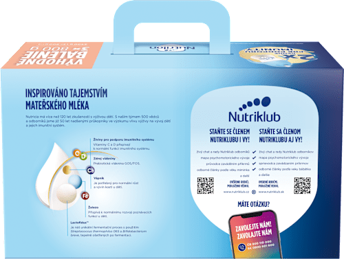 pokračovací mléčná kojenecká výživa 3 Advanced 12m, 3 x 800g Nutrilon