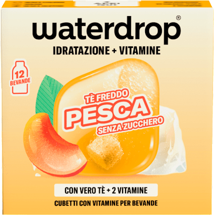 Microdrink al gusto di tè alla pesca waterdrop