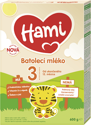 pokračovací mléčná kojenecká výživa 3 12m Hami