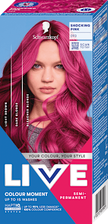 Hajszínező, shocking pink - rózsaszín 093 Schwarzkopf LIVE