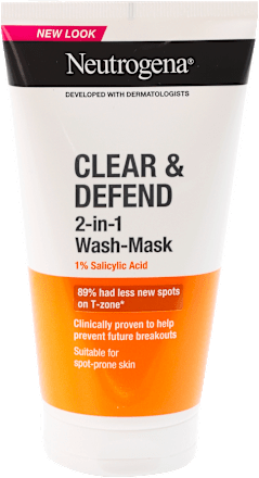 Clear&Defend 2u1 maska i gel za čišćenje lica  Neutrogena