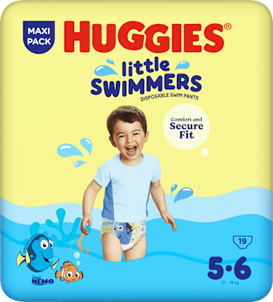 Schwimmwindeln Gr. 5/6 (12-18 kg), Maxi Pack Huggies Little Swimmers