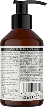 Waschgel Energizing BALI GENTS