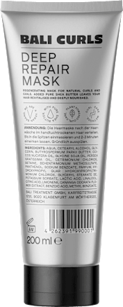 Maska za lase Deep Repair BALI CURLS