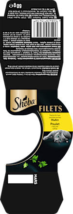 Nassfutter Katze mit Huhn Filets Sheba