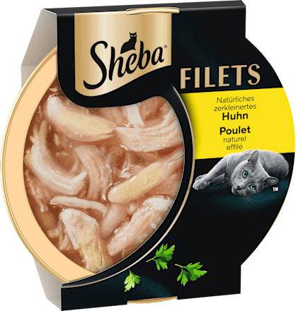 Nassfutter Katze mit Huhn Filets Sheba