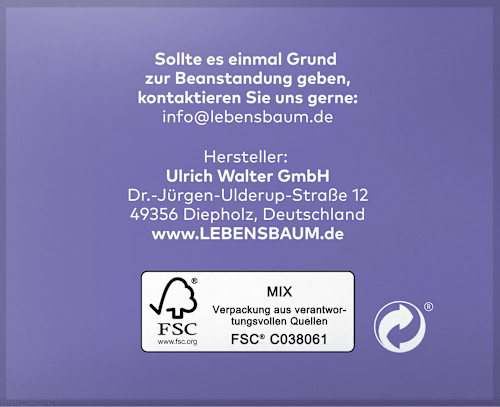 Kräutertee "Zeit für Ruhe" (20 Beutel) LEBENSBAUM