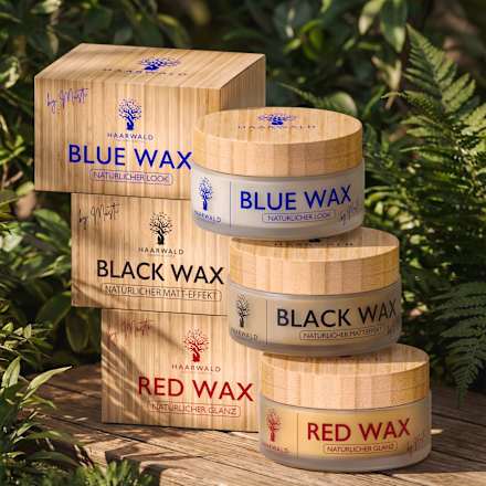 Haargel Black Wax Natürlicher Matt-Effekt HAARWALD