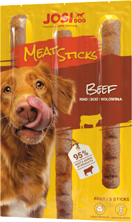 Przysmak dla psa Meat Sticks, wołowina, 3 sztuki JosiDog