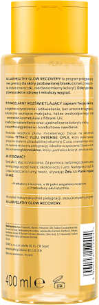 Płyn micelarny do demakijażu Tetra-C Yuzu, rozświetlający AA