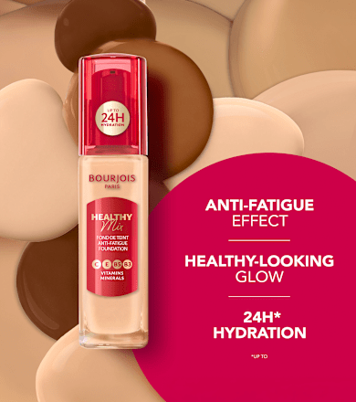 Tekući puder Healthy Mix Anti-Fatigue – 56W Light Bronze BOURJOIS PARIS