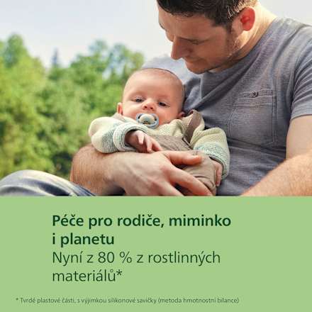 dudlík Ultra air night 6-18 m Chameleon/opice, modrý PHILIPS AVENT