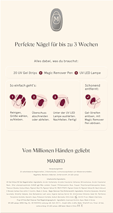 UV Manikürstarterset Creamy Sheer Maniko